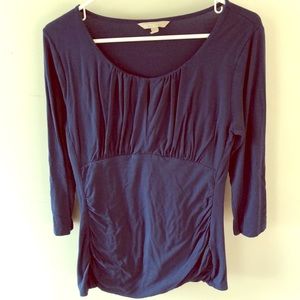 Navy Banana Republic maternity top
